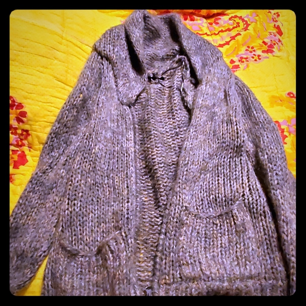 Joe's jeans long sweater coat